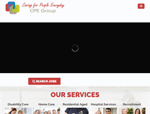 Tablet Screenshot of cpegroup.biz